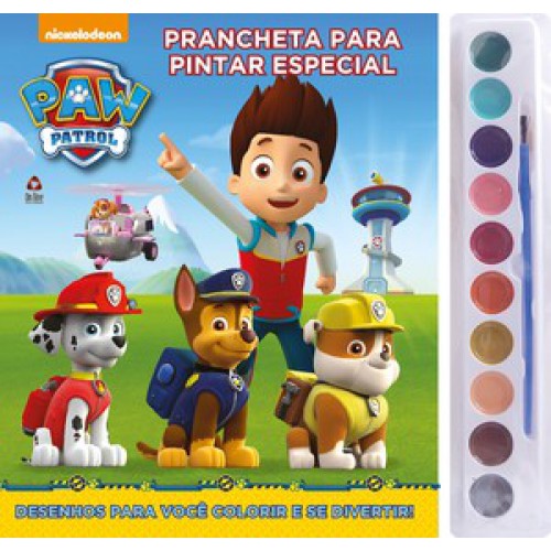 Patrulha Canina - Prancheta Para Colorir Com Adesivos - Especial Aprenda A  Contar Com Os Filhotes Da Patrulha Canina! - SBS