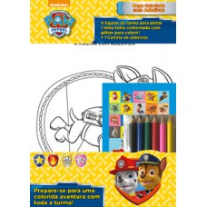 Patrulha canina - Mega colorindo com adesivos