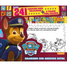 Patrulha canina - Colorindo com adesivos extra