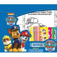 Patrulha canina - Colorindo com adesivos especial