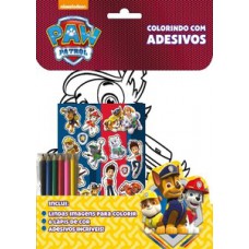 Patrulha canina - Colorindo com adesivos