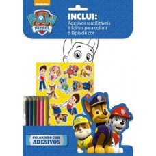 Patrulha canina - Colorindo com adesivos