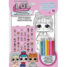 L.O.L. Surprise! Colorindo com adesivos