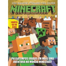 Kids magazine atividades para colorir - Minecraft