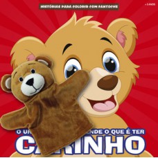 Histórias para colorir com fantoche - Urso