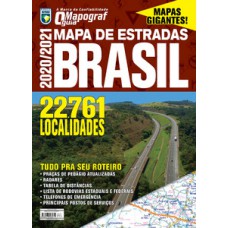Mapa de estradas Brasil 2020/2021