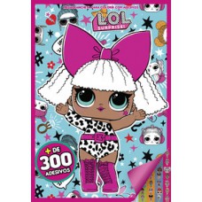 L.O.L. Surprise! Mega prancheta para colorir com adesivos 3