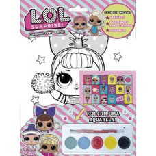 L.O.L. surprise! - Colorindo com adesivos