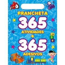 Prancheta 365 atividades + 365 adesivos