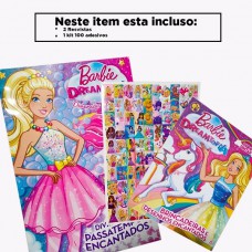 Livro De Atividades E Adesivos Barbie Dreamtopia Diversão