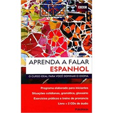 APRENDA A FALAR ESPANHOL - LIVRO COM 2 CDs DE AUDIO