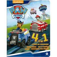 Patrulha Canina - 4 em 1 - Livro de diversão