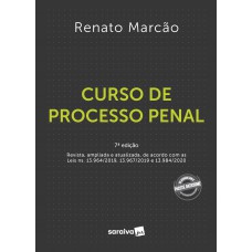 Curso de Processo Penal - 7 ª Edição 2021