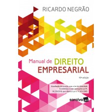 Manual de Direito Empresarial - 10ª Edição de 2020