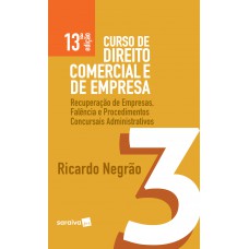 Curso de Direito comercial e de empresa - 13ª edição de 2019