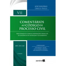 Comentários ao Código de Processo Civil : Arts. 318 a 368 - 3ª Edição 2018