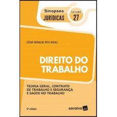 Sinopses jurídicas: Direito do trabalho - 9ª edição de 2019