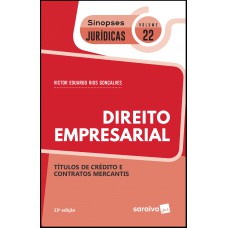 Sinopses jurídicas: Direito empresarial - 13ª edição de 2019