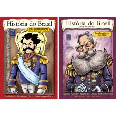 História do Brasil em quadrinhos (Coleção - 2 volumes)