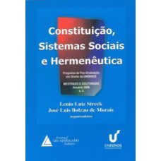 Constituição, sistemas sociais e hermenêutica