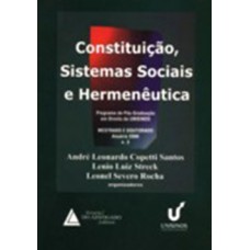 Constituição, sistemas sociais e hermenêutica