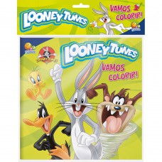 Vamos colorir! Kit livro+lápis de cor: Looney Tunes