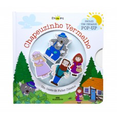 Chapeuzinho Vermelho (livro + cenário pop-up + 4 personagens de madeira)