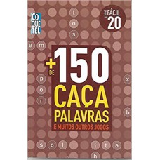 LIVRO MAIS 150 CACA PALAVRAS 20 FACIL