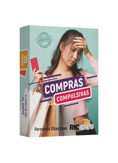 Compras compulsivas: 70 cards para ajudar a enfrentar o impulso de comprar